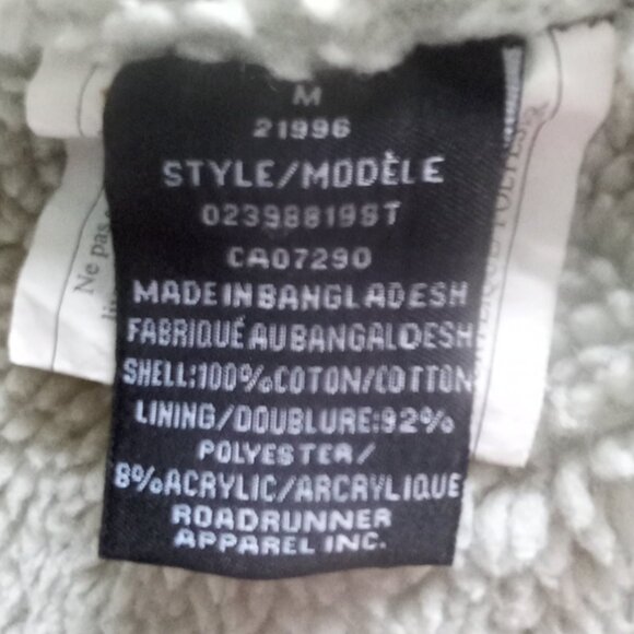 Suko jeans sherpa lined ombre denim jacket/coat size medium - Picture 4 of 8